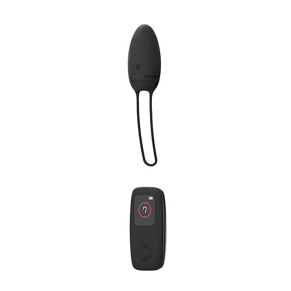 B SWISH BNAUGHTY PREMIUM Liberado Preto Vibrador com Controle Remoto em close-up, mostrando design e cor