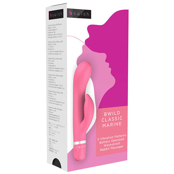 B SWISH - BWILD CLASSIC MARINE RABBIT VIBRADOR GUAYABA