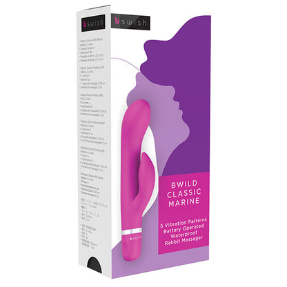 Vibrador Conejo Bwild Classic Marine 5 Funciones Sumergible