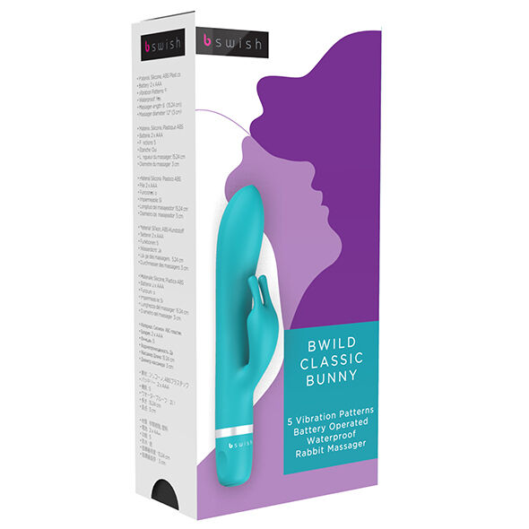 B SWISH - VIBRADOR CONEJO CLÁSICO BWILD JADE