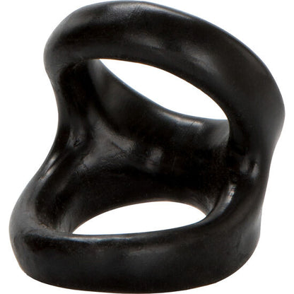 Anillo Peniano Doble Intenso para Erección Duradera Negro