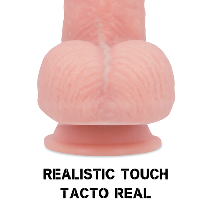Dildo ROCKARMY Kingcobra realista em silicone líquido premium de 24cm com ventosa.