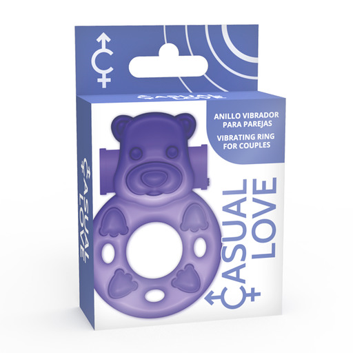 Anillo Peneano Vibratorio 26 Lilac Bunny | Estimulación Doble