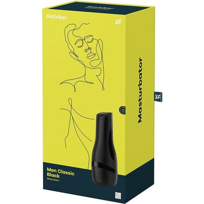 Close-up of the Satisfyer Masturbador Masculino Classic Prata showing its realistic texture and elegant design.