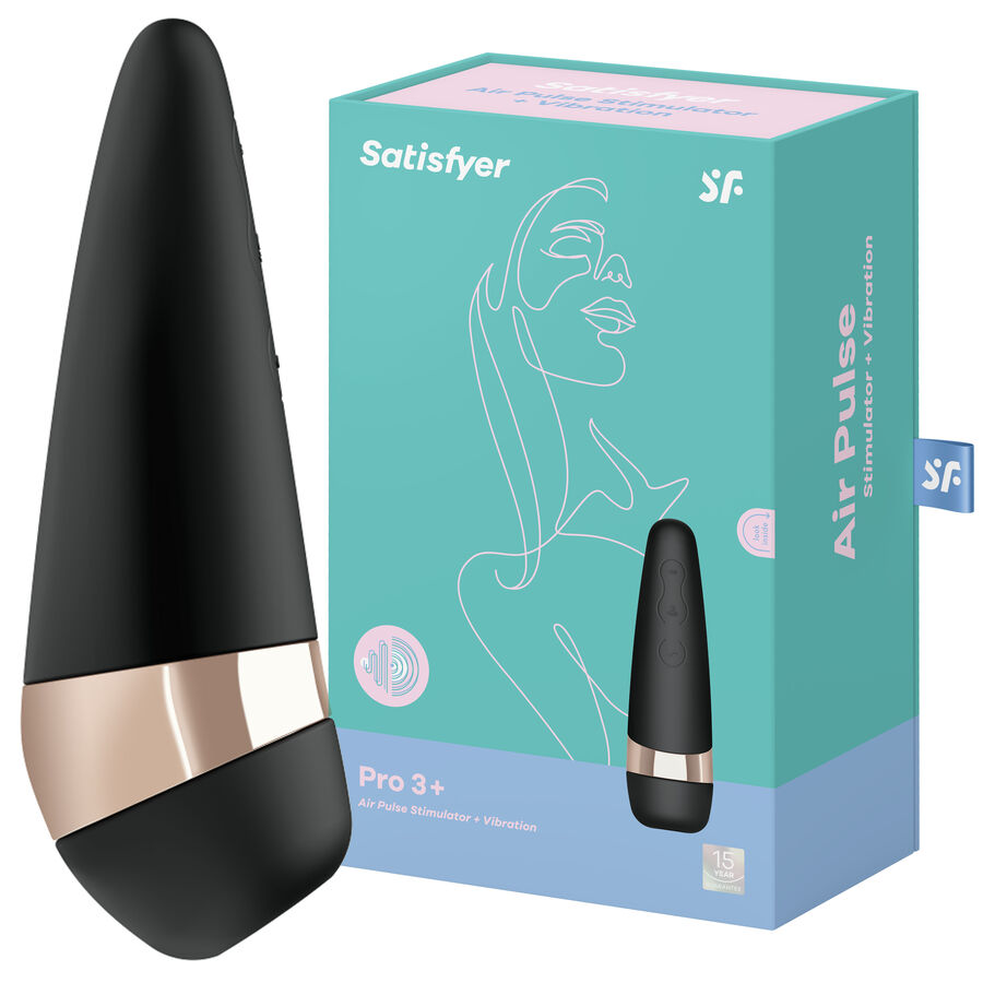 Satisfyer Pro 3 Vibração Edição 2020, estimulador clitoriano com tecnologia Air Pulse e vibração.