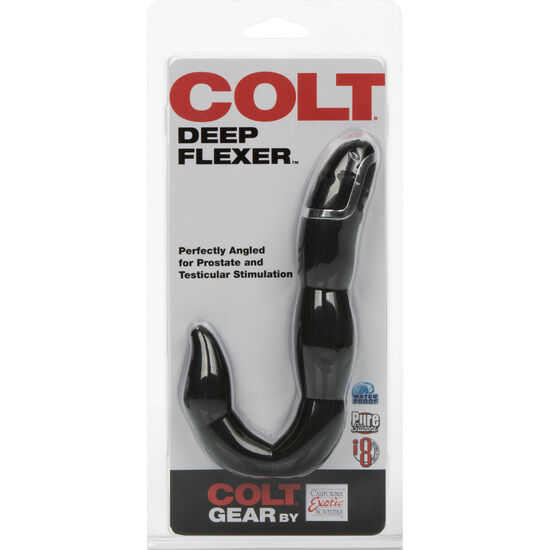 Vibrador Anal Deep Flexer Negro