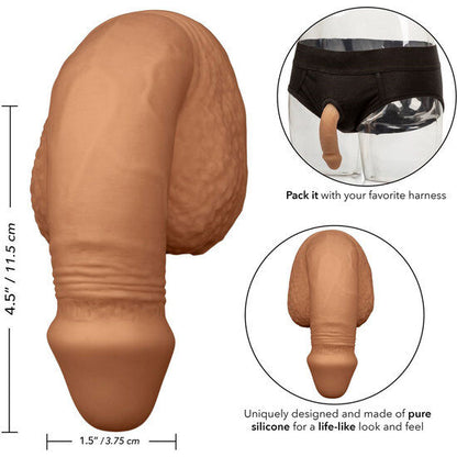 Pene de Silicona para Empaque 12.75 cm Caramelo