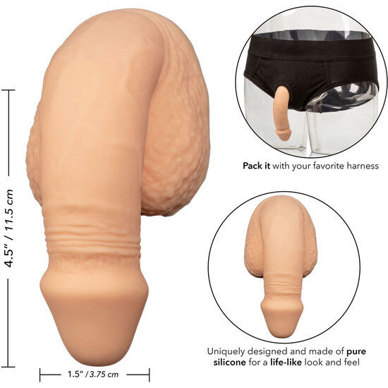 Pene de Silicona para Packing 10.25 cm Color Carne