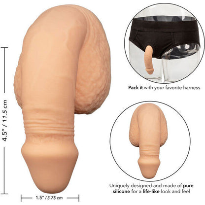 Pene de Silicona para Packing 10.25 cm Color Carne