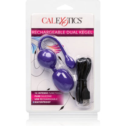 Bolas Kegel Dobles Recargables Morado