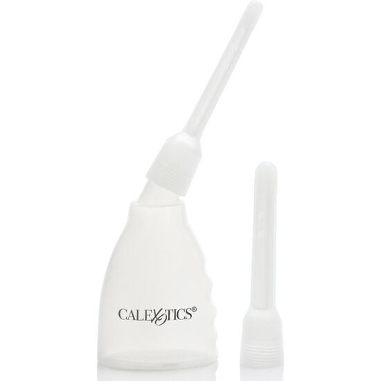 Ducha Anal Reutilizable Transparente con Dos Accesorios