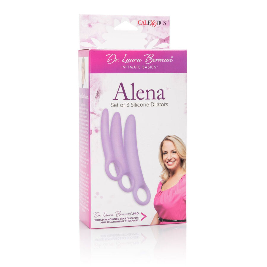 Dilatadores Vaginales de Silicona Alena - Set de 3