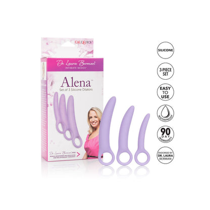 Dilatadores Vaginales de Silicona Alena - Set de 3