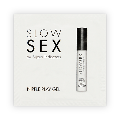 BIJOUX Slow Sex Nipple Gel Estimulante Efeito Frio Coco para prazer sensorial íntimo.