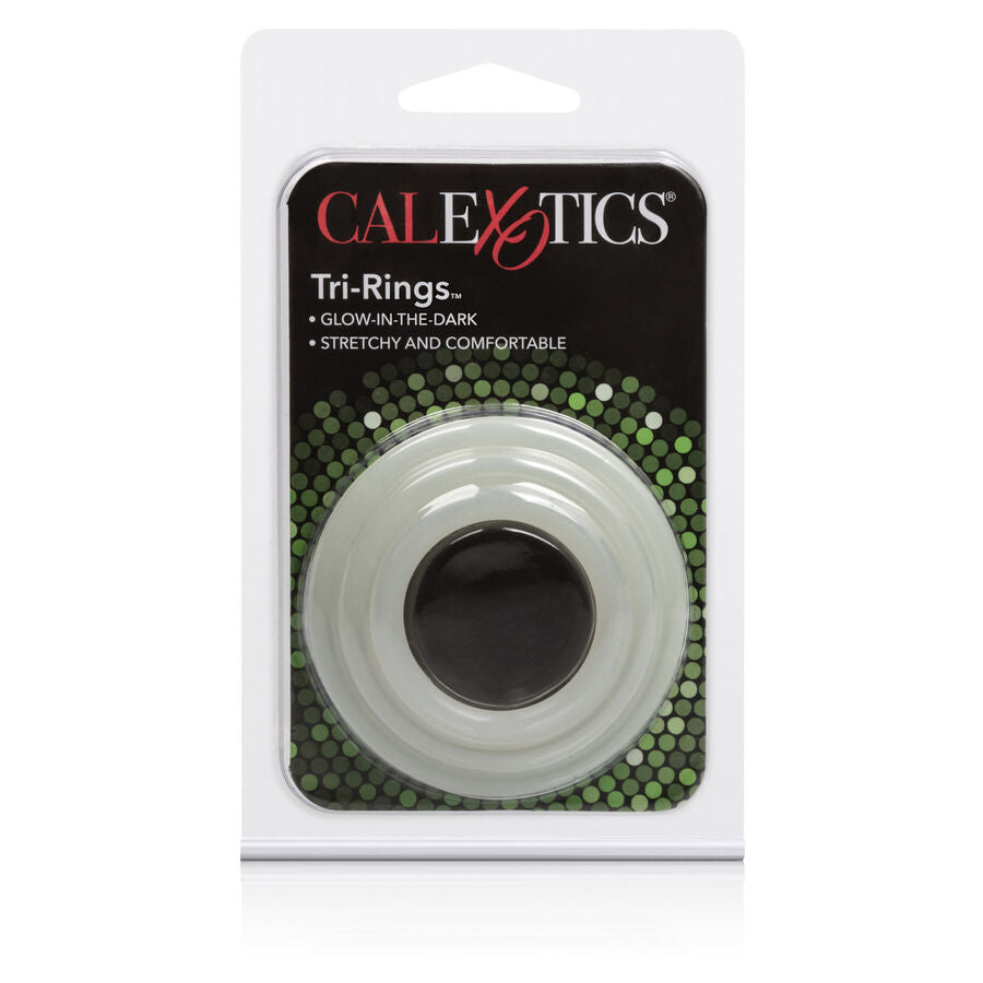 Anillos para el Pene Tri-Rings Brilla en la Oscuridad