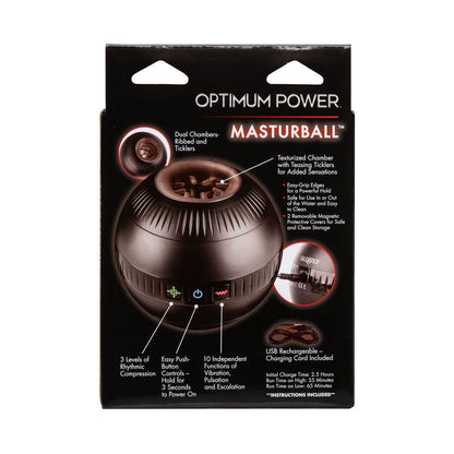Masturbador Optimum Power con Vibración y Compresión Personalizable