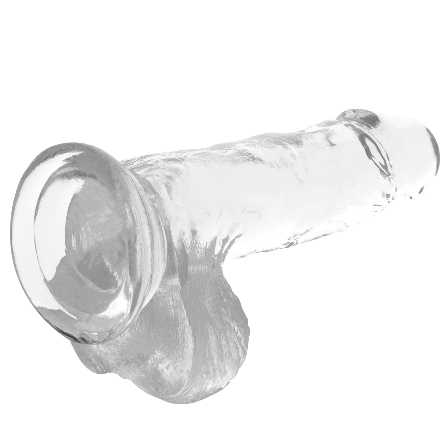 X-RAY - DILDO TRANSPARENTE CON BOLAS 15,5 CM -O- 3,5 CM