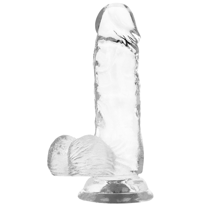 X-RAY - DILDO TRANSPARENTE CON BOLAS 15,5 CM -O- 3,5 CM
