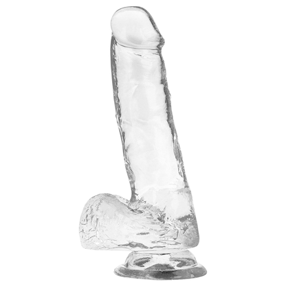 X-RAY - DILDO TRANSPARENTE CON BOLAS 18,5 CM -O- 3,8 CM