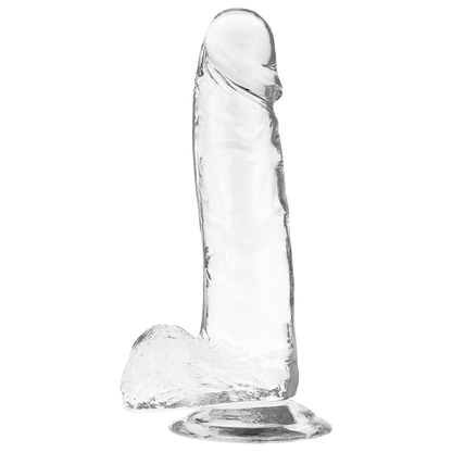 X-RAY - DILDO TRANSPARENTE CON BOLAS 20 CM -O- 4.5 CM