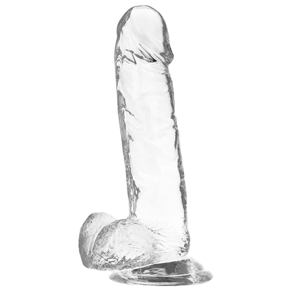 X-RAY - DILDO TRANSPARENTE CON BOLAS 20 CM -O- 4.5 CM