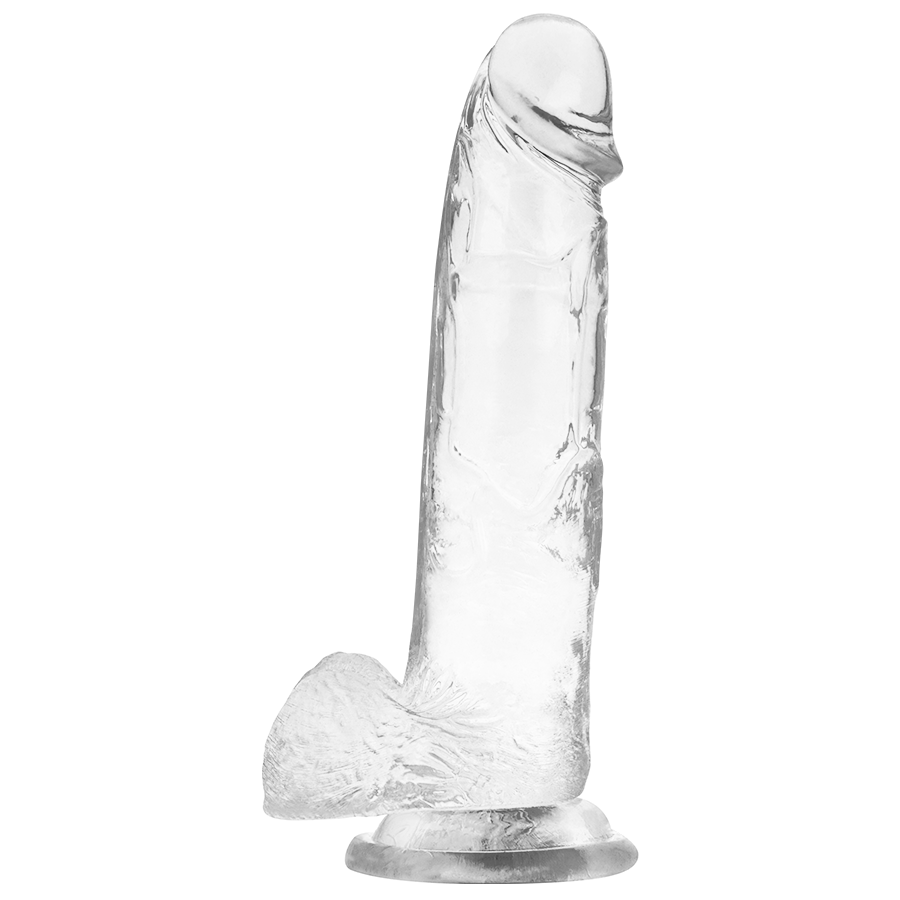 X-RAY - DILDO TRANSPARENTE CON BOLAS 22 CM -O- 4.6 CM