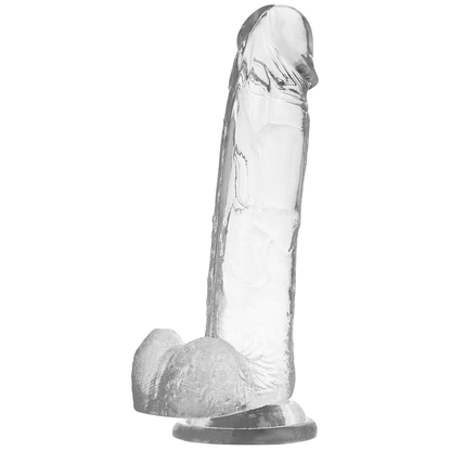 X-RAY - DILDO TRANSPARENTE CON BOLAS 22 CM -O- 4.6 CM