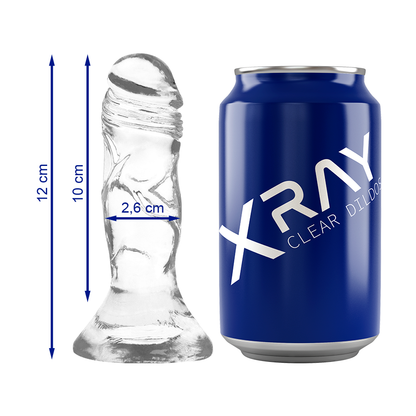 X-RAY - DILDO TRANSPARENTE 12 CM -O- 2.6 CM