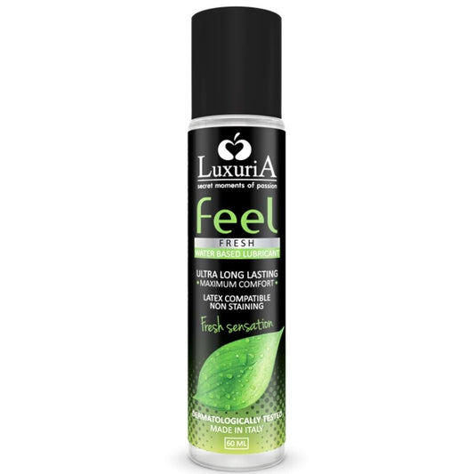 Lubricante Luxuria Sensación Fresca a Base de Agua 60 ML