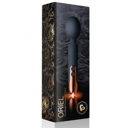 Vibrador ROCKS-OFF Oriel para casais, com design discreto e cabeça flexível.