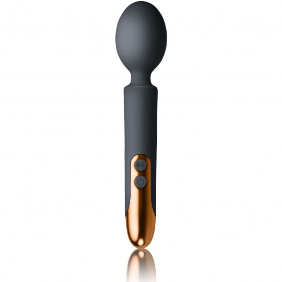 Vibrador ROCKS-OFF Oriel para casais, com design discreto e cabeça flexível.