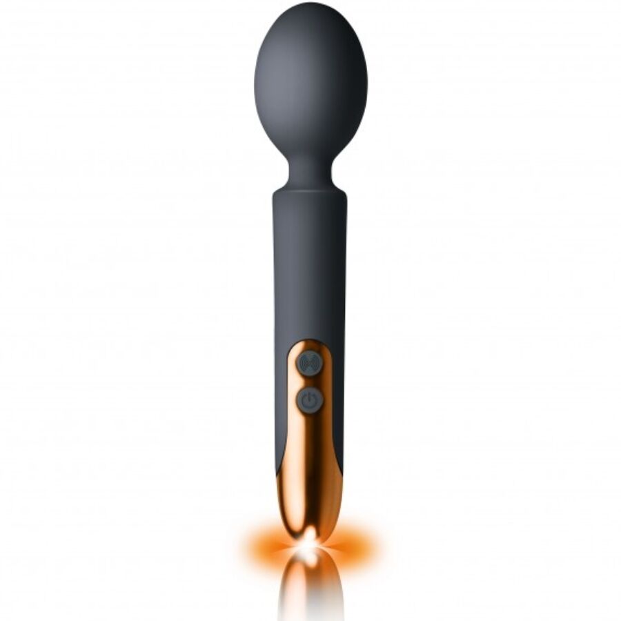 Vibrador ROCKS-OFF Oriel para casais, com design discreto e cabeça flexível.