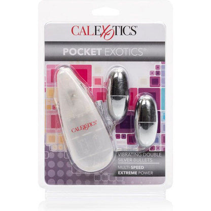 Balas Vibratorias Dúo Plata Multivelocidad