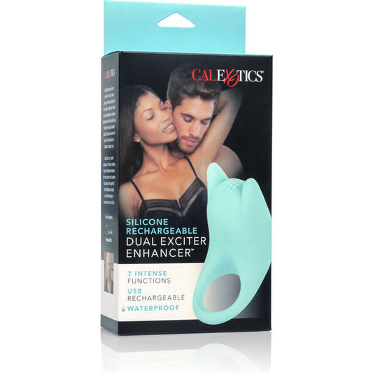 Anillo Peneano Doble Vibrador Recargable