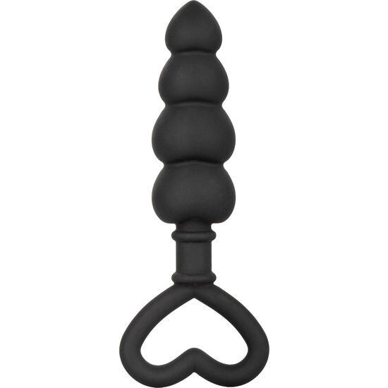 Sonda Anal de Silicona con Asa en Forma de Corazón 11.5 cm