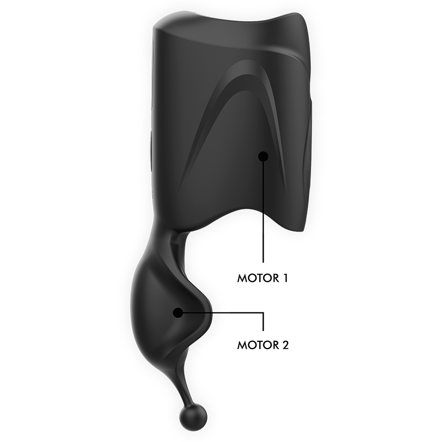 Close-up of the Jamyjob Masturbador Masculino Vibratório Recarregável showing its silicone texture and features.