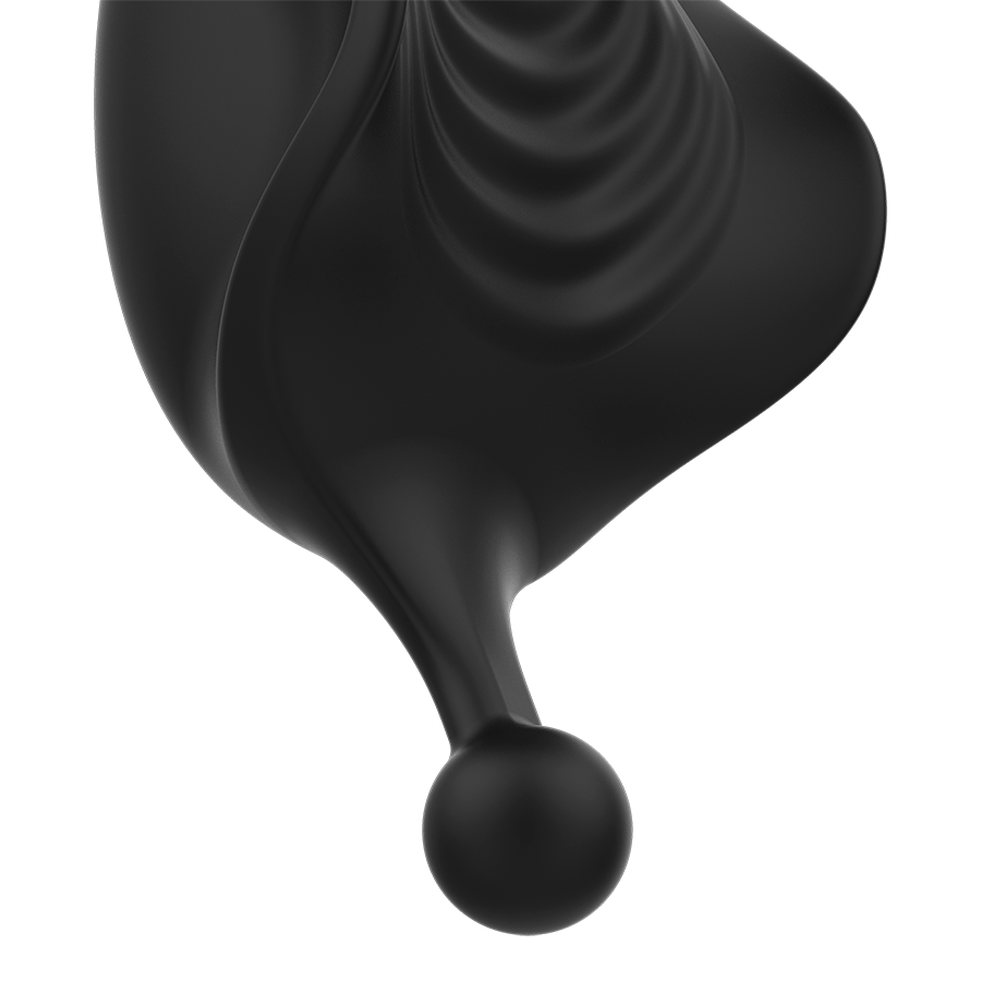 Close-up of the Jamyjob Masturbador Masculino Vibratório Recarregável showing its silicone texture and features.