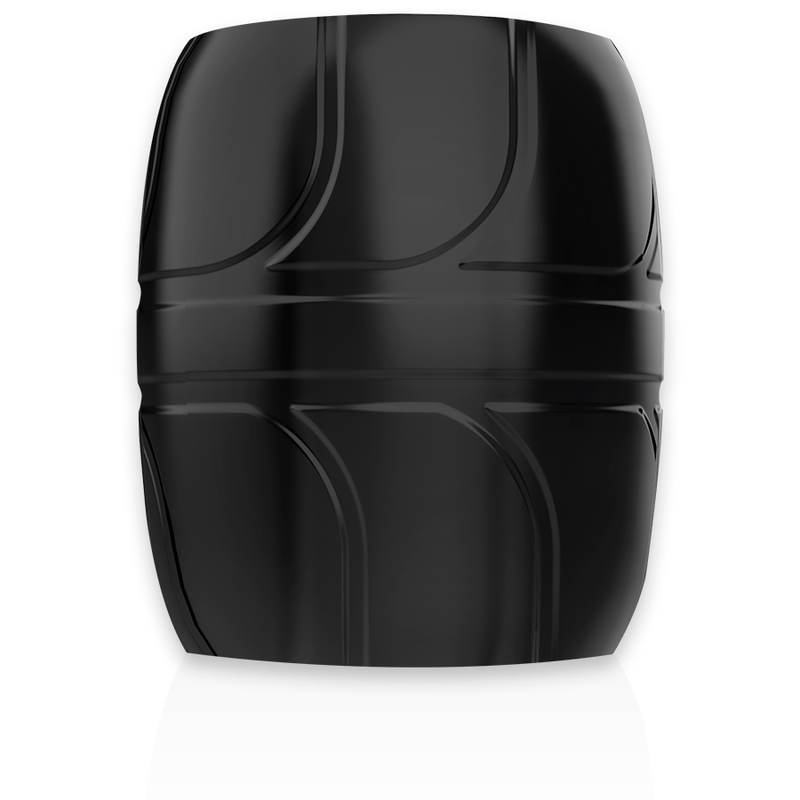 Detalhe do Anel Peniano POWERING TPE 5 cm Preto, mostrando sua flexibilidade e design ergonómico.