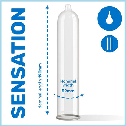 Preservativos PASANTE Sensitive Feel Ultrafino 3 Unidades, para máxima sensibilidade e proteção.
