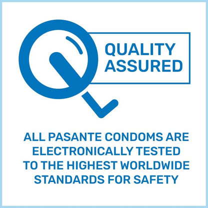 Preservativos PASANTE de Pontos e Nervuras para Intensidade, pacote com 12 unidades