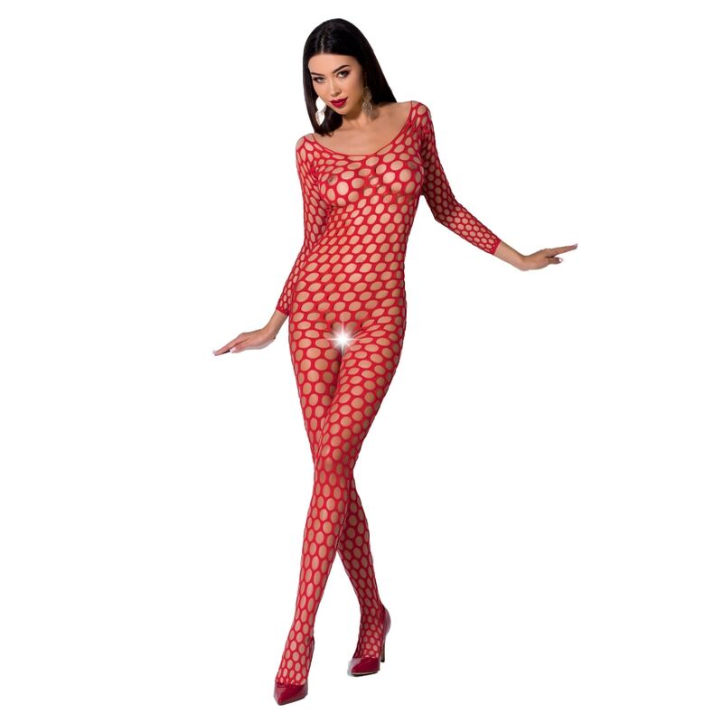 PASIÓN - BODYSTOCKING MUJER BS077 TALLA ÚNICA NEGRO