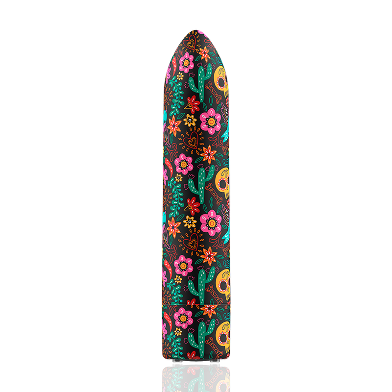 Bala Vibradora Recargable Floral con 10 Intensidades