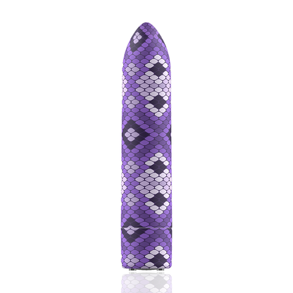Bala Vibratoria Recargable Magnética Morada con 10 Vibraciones