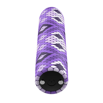 Bala Vibratoria Recargable Magnética Morada con 10 Vibraciones