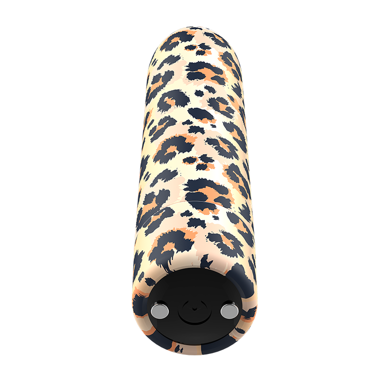 Balas Vibratorias Recargables Leopardo con 10 Intensidades