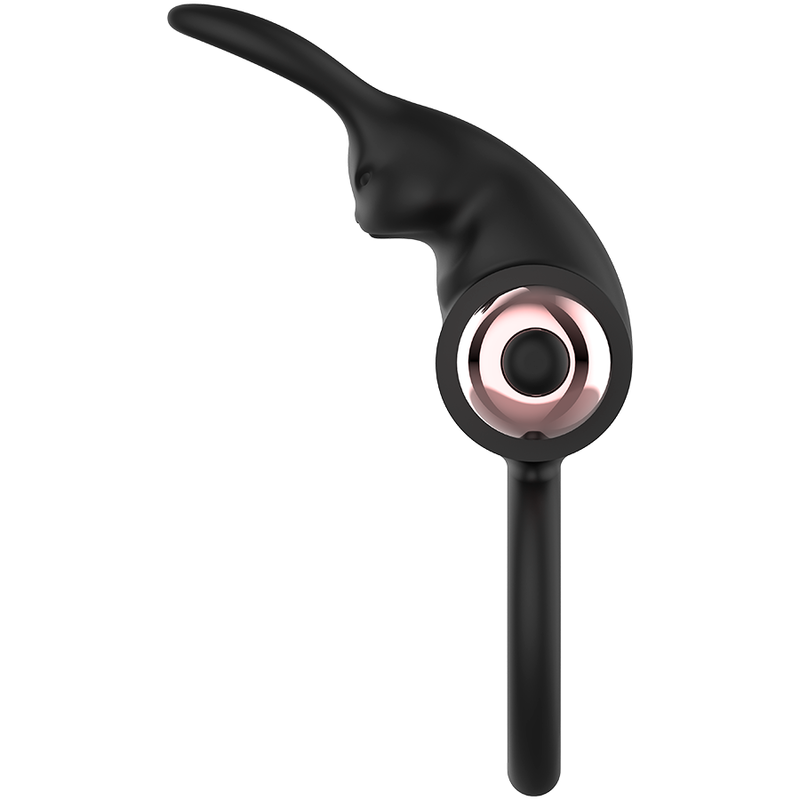 Anel vibratório COQUETTE CHIC DESIRE em preto e ouro para casais