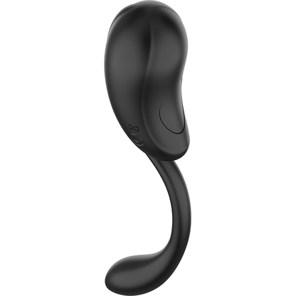 COQUETTE CHIC DESIRE Ovo Vibrante com Controle Remoto Recarregável em preto e ouro, destacando seu design elegante e discreto.