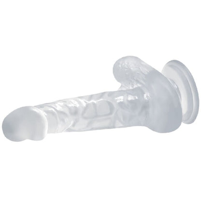Dildo Realístico BAILE 16.7 CM com Ventosa e Testículos Transparente