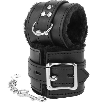 Algemas BDSM Darkness com forro preto ajustável