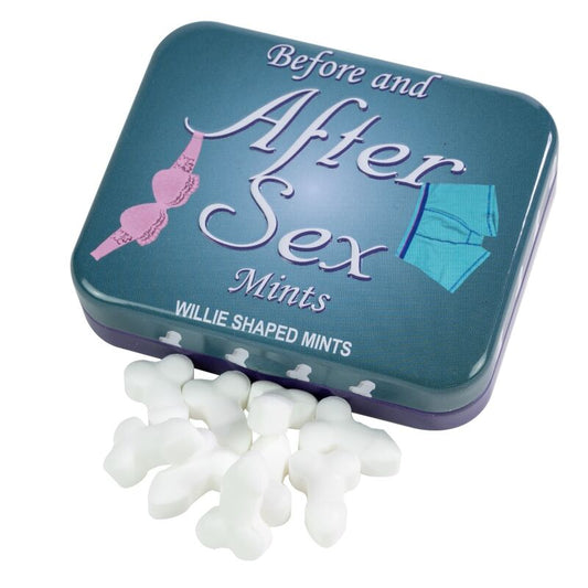 SPENCER &amp; FLEETWOOD - MENTA CON FORMA DE PENE PARA ANTES Y DESPUÉS DEL SEXO